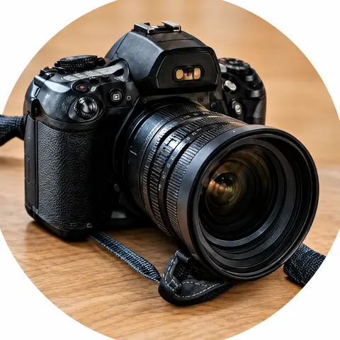 Câmera fotográfica profissional